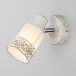 Спот Eurosvet Silvia 20025/1 белый с золотом/ хром