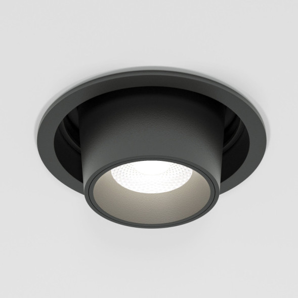 Встраиваемый точечный светильник Elektrostandard 25086/LED 8W 4000K чёрный