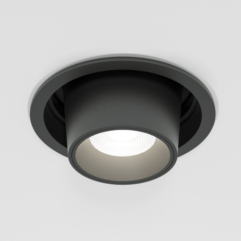 Встраиваемый точечный светильник Elektrostandard 25086/LED 8W 4000K чёрный
