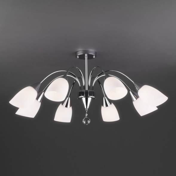 Люстра на штанге Eurosvet Ellene 30149/8 хром