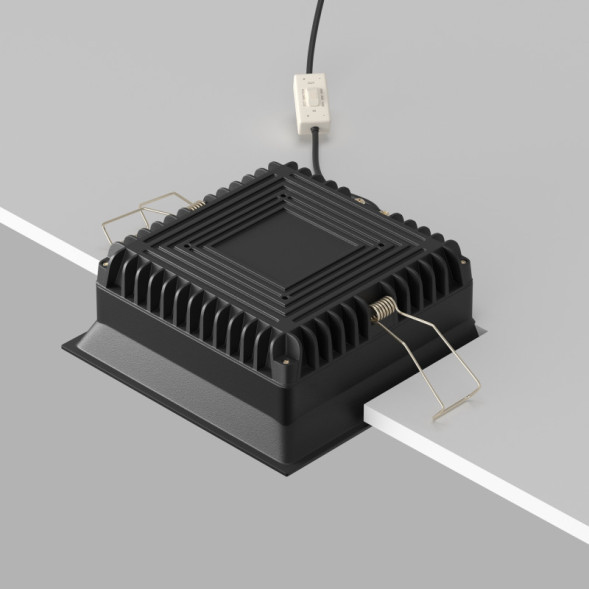 Точечный влагозащищенный светильник Maytoni Technical Okno DL056-18W3-4-6K-B