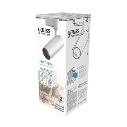 Светодиодный трековый светильник Gauss Gauss track white TR066