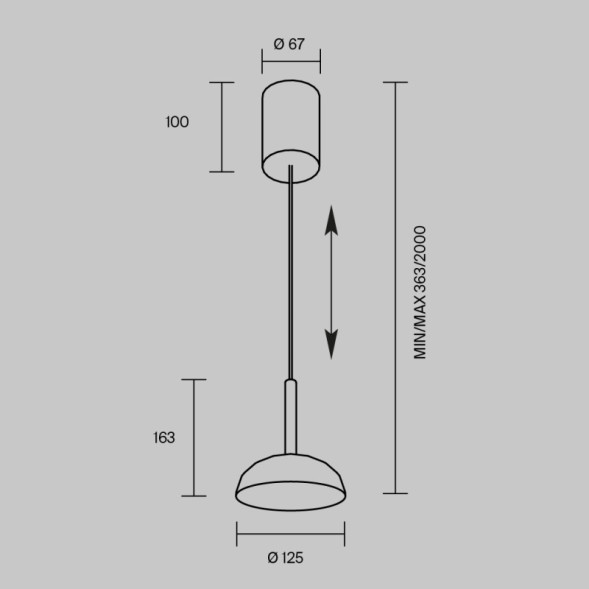 Подвесной светильник MOD451PL-L8B3K Maytoni Vita