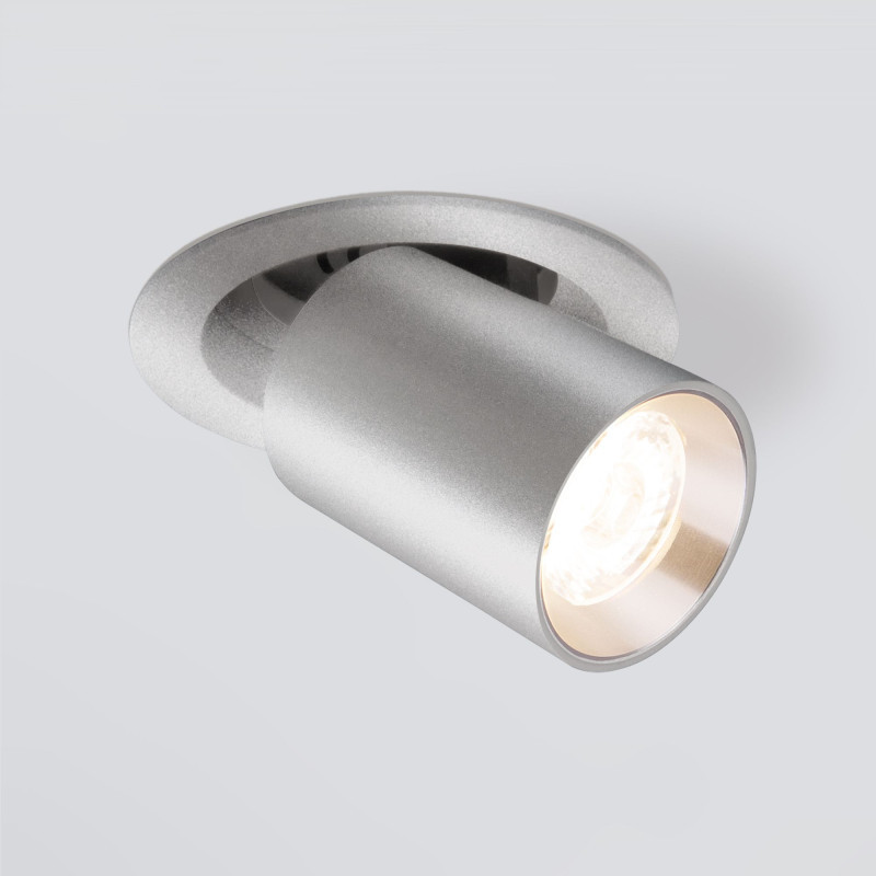 Встраиваемый точечный светильник Elektrostandard 9917 LED 10W 4200K серебро