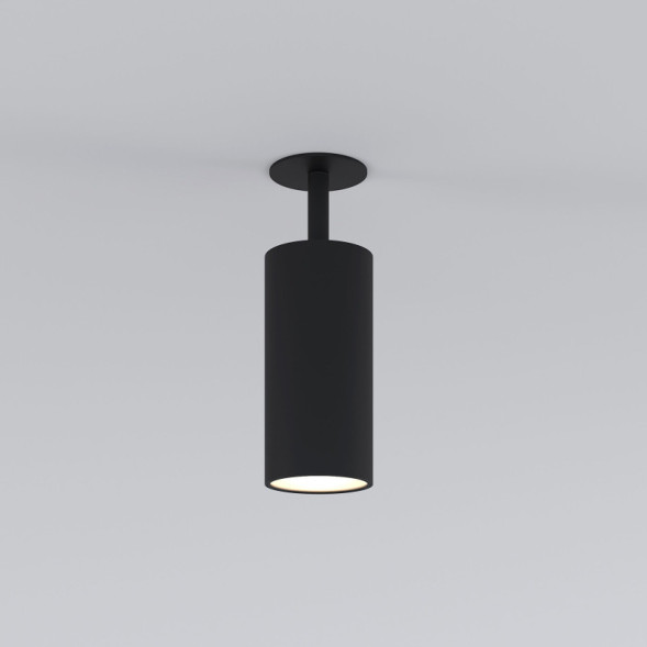 Встраиваемый точечный светильник Elektrostandard Diffe черный 15W 4200K (25066/LED)