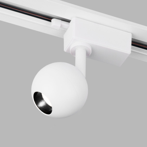 Светодиодный трековый светильник Elektrostandard Ball Белый 8W 4200K (LTB76) однофазный