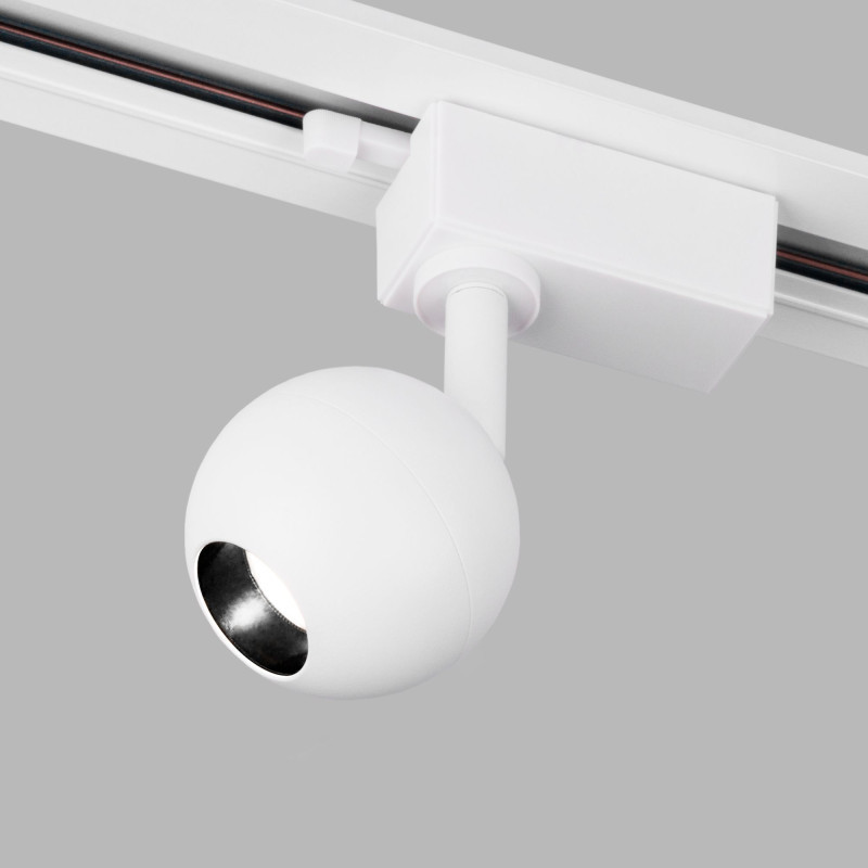 Светодиодный трековый светильник Elektrostandard Ball Белый 8W 4200K (LTB76) однофазный