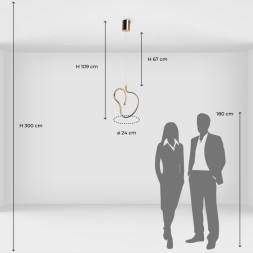 Подвесной светильник DeMarkt Аурих 108011001