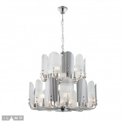 Подвесная люстра iLamp DOLCE 15571-12 CR+MULT