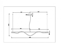 Подвесной светильник Maytoni Tau MOD166PL-L20G3K