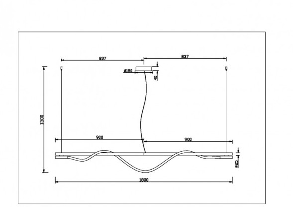 Подвесной светильник Maytoni Tau MOD166PL-L20G3K
