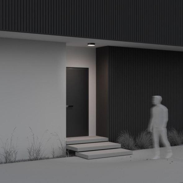 Накладной уличный светильник Maytoni Zon IP O431CL-L30B4K