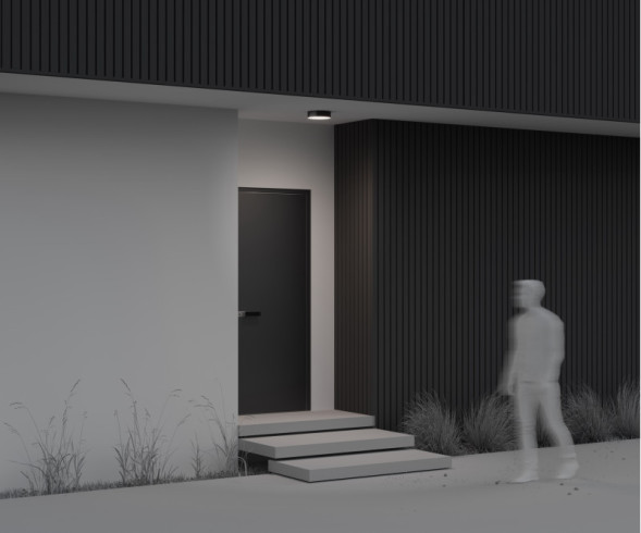 Накладной уличный светильник Maytoni Zon IP O431CL-L30B4K