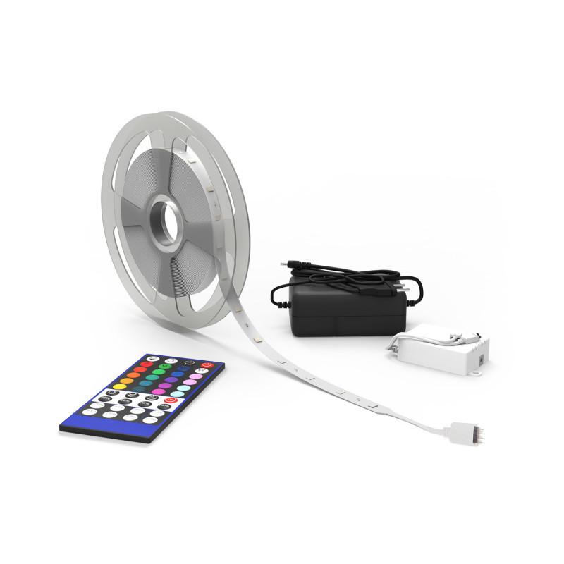 Лента Gauss Basic LED 5050/30 BT011 30W 12V 390lm RGB+белый IP20