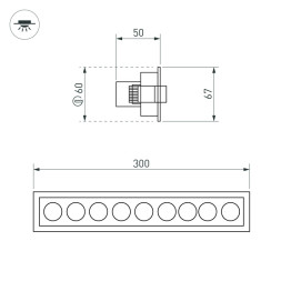 Встраиваемый точечный светильник Arlight Orient 032231