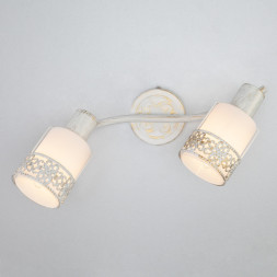 Спот Eurosvet Silvia 20025/2 белый с золотом