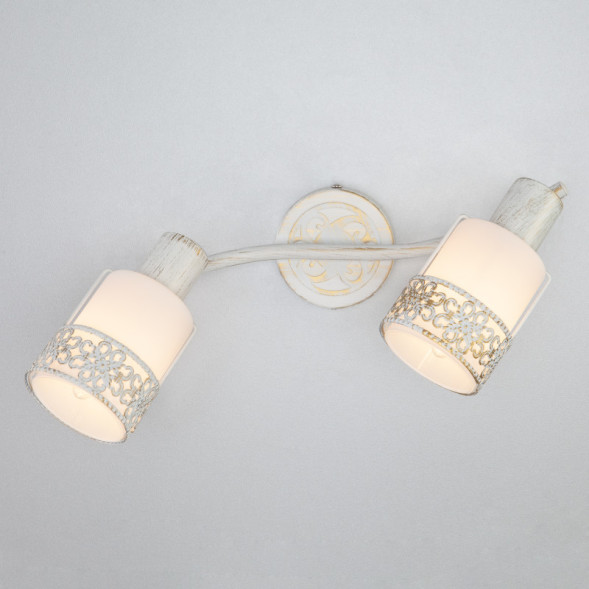 Спот Eurosvet Silvia 20025/2 белый с золотом