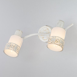 Спот Eurosvet Silvia 20025/2 белый с золотом