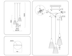 Подвесной светильник Ambrella Light LH58112 HIGH LIGHT