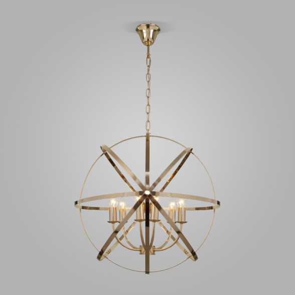 Подвесная люстра Eurosvet SANTI 60139/6 золото