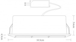 Встраиваемый точечный светильник ARTE Lamp Grill A3153PL-3BK