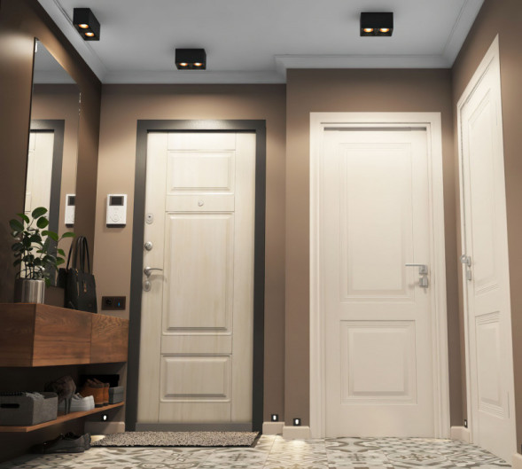 Накладной точечный светильник Denkirs Rodvig DK3085-BK+BR