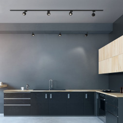 Светодиодный трековый светильник Elektrostandard Ball Черный 8W 4200K (LTB76) однофазный