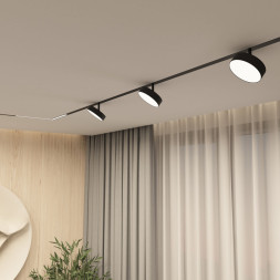 Светодиодный трековый светильник Denkirs SMART LINEAR DK8070-BK