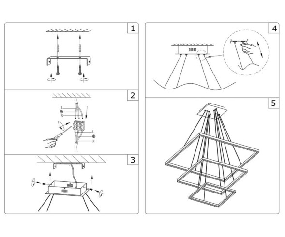 Каскадная люстра Kink Light АЛЬТИС 08201,01(4000K)