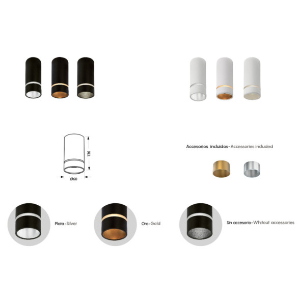 Накладной точечный светильник Mantra 8886 Split