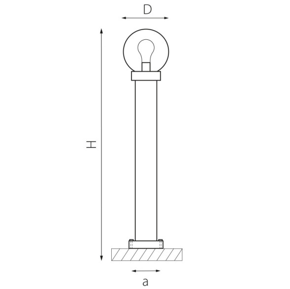 Садово-парковый светильник Lightstar BOLLA 373710