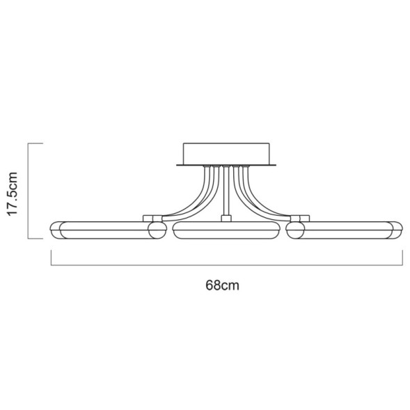 Потолочный светильник ARTE Lamp A9358PL-5WH