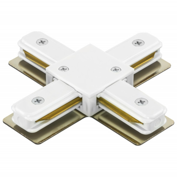 Коннектор для шинопровода Lightstar Track 1 white 502146