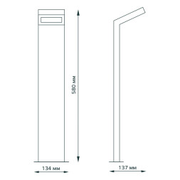 Садово-парковый светильник Gauss GD110 ELECTRA