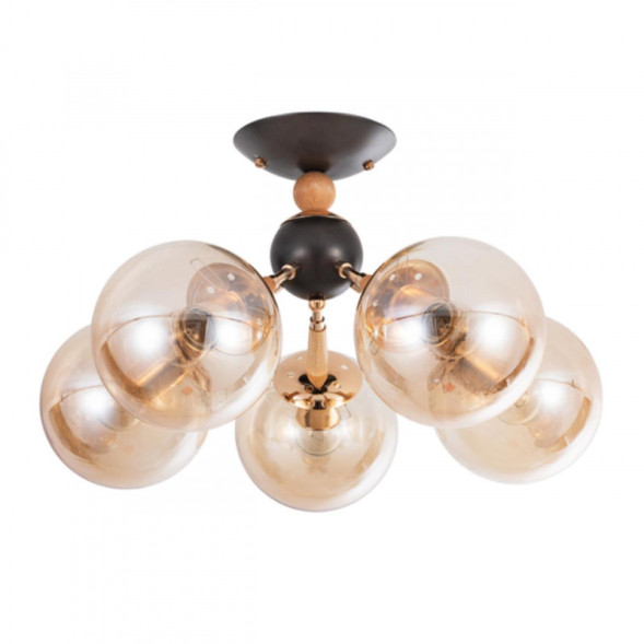 Люстра на штанге ARTE Lamp BOSTON A4485PL-5BK