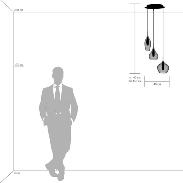 Каскадная люстра Lightstar Pentola 803053