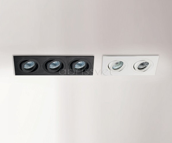 Точечный встраиваемый светильник ITALLINE SAG103-4 SAG303-4 black/black