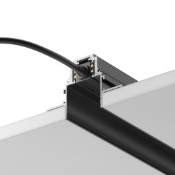 Магнитный встраиваемый шинопровод в гипсокартон Maytoni Technical Magnetic track system Gravity черный TRX010-422B