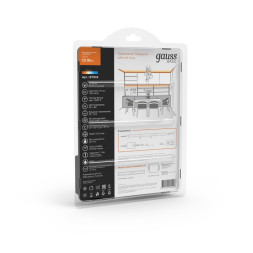 Лента Gauss Basic LED 5050/60 BT044 50W 12V 700lm белый (теплый) IP20