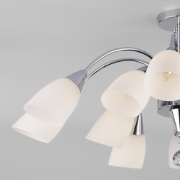 Люстра на штанге Eurosvet Ellene 30149 хром