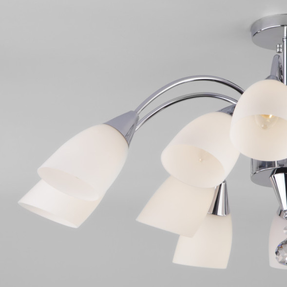 Люстра на штанге Eurosvet Ellene 30149 хром