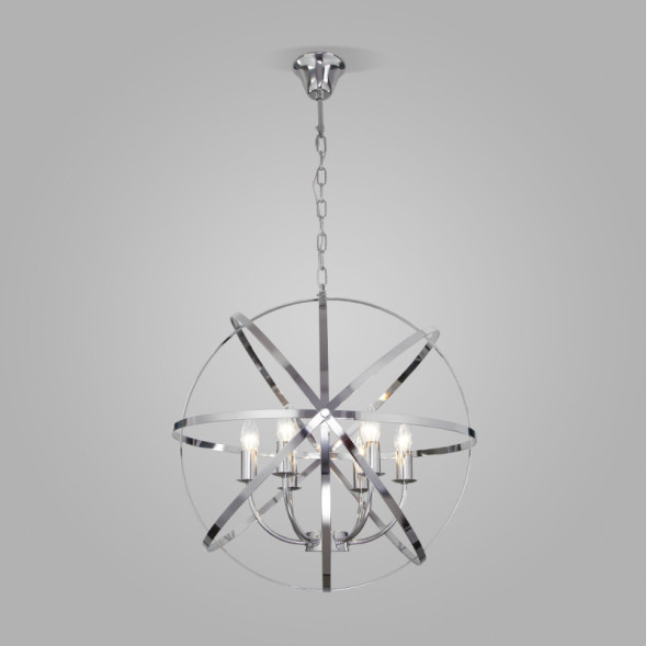 Подвесная люстра Eurosvet SANTI 60139/6 хром