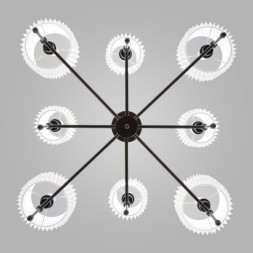 Люстра на штанге Eurosvet Notturno 60162/8 черный