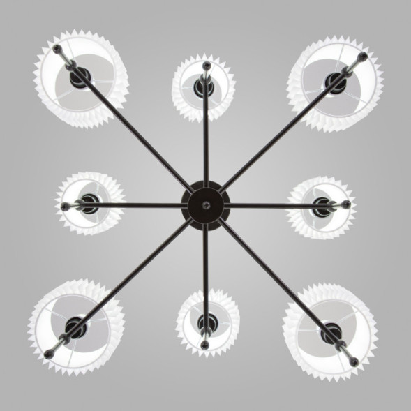 Люстра на штанге Eurosvet Notturno 60162/8 черный