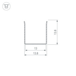 Профиль для гибкого неона Arlight ARL-MOONLIGHT 029419