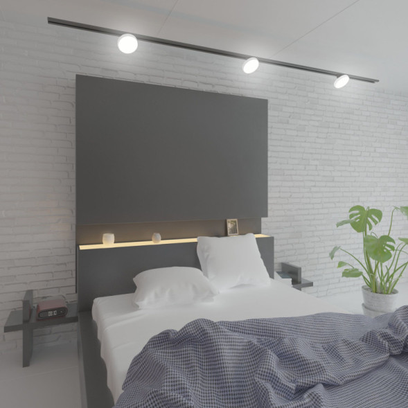 Светодиодный трековый светильник Elektrostandard Pila белый 12W 4200K (85078/01) однофазный