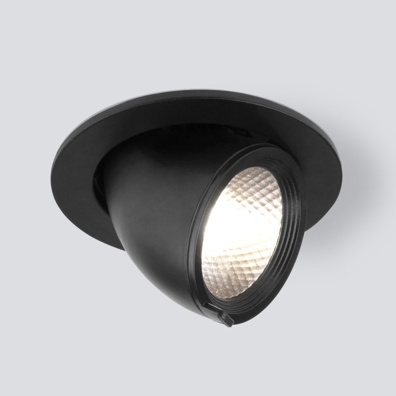 Встраиваемый точечный светильник Elektrostandard 9918 LED 9W 4200K черный