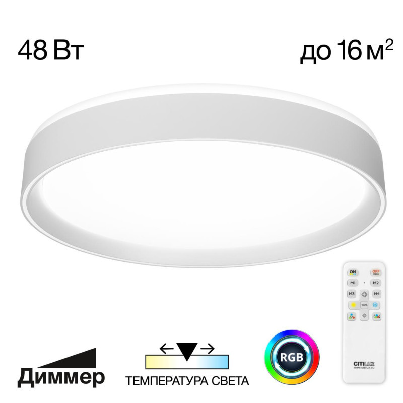 Потолочный светильник Citilux BOSS CL751350G