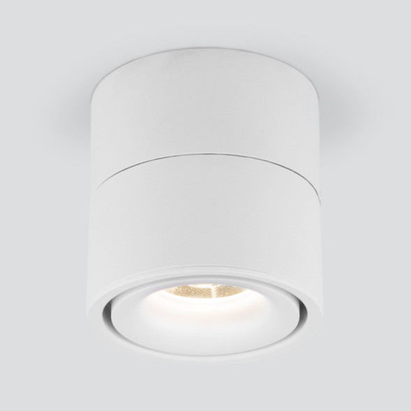 Накладной точечный светильник Elektrostandard DLR031 15W 3000K белый матовый