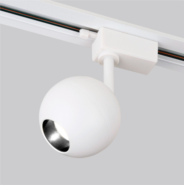 Светодиодный трековый светильник Elektrostandard Ball Белый 12W 4200K (LTB77) однофазный
